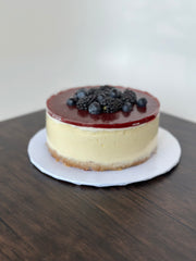 Vanilla Mulled Berry Cheesecake